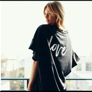 Black Victoria Secret Love kimono